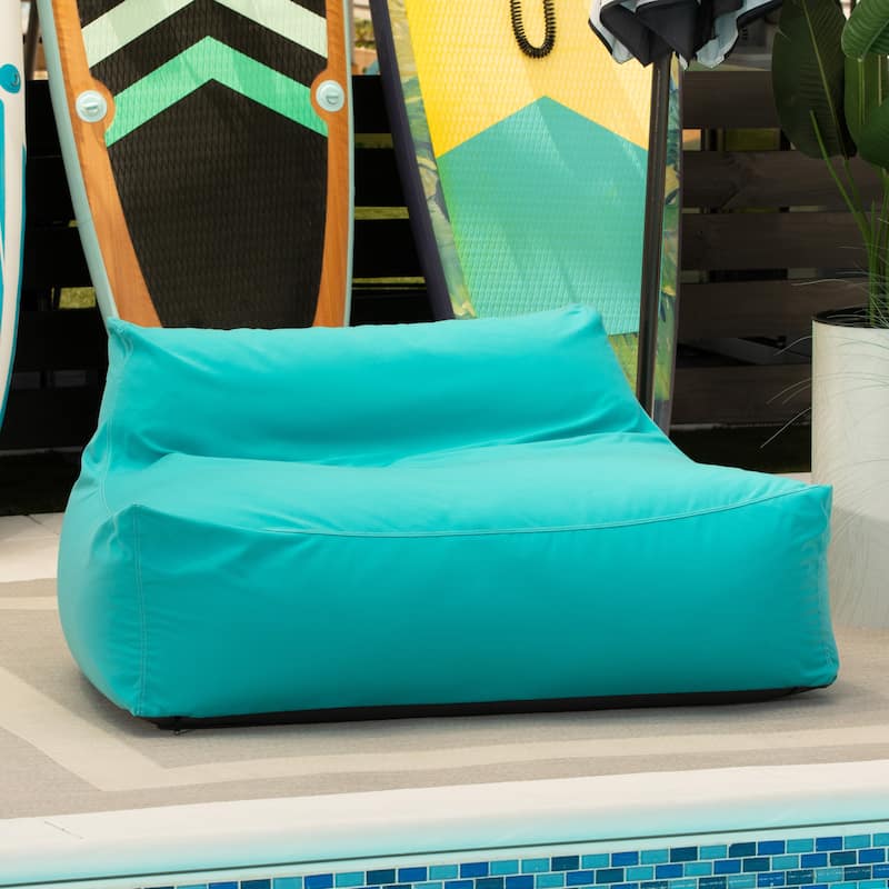 Jaxx Lavista Outdoor Bean Bag Loveseat / Modern Patio Sofa