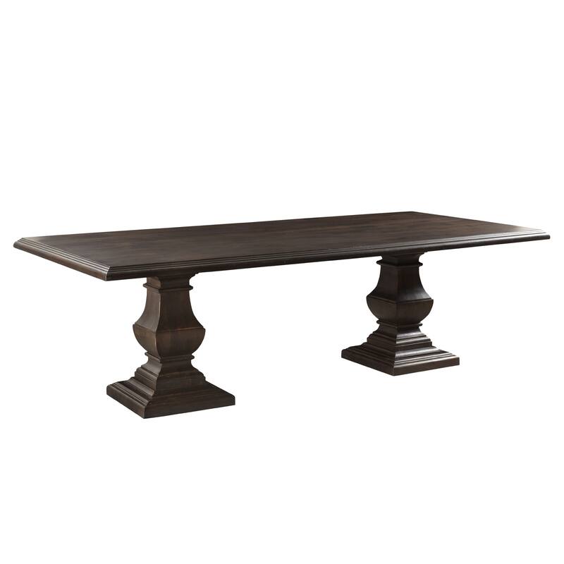 Toulon Vintage Brown Rectangle Dining Table - 98"x44"x30"