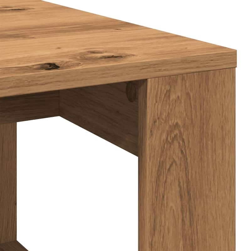 vidaXL Coffee Table Artisan Oak Engineered Wood Medium Durable