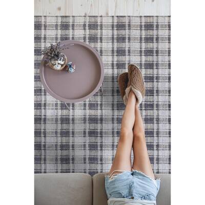Home Decor Blue Thomas Area Rug by EORC Stylish and Contemporary Rug for Enhancing Your Living Room, Bedroom, Office, or Home