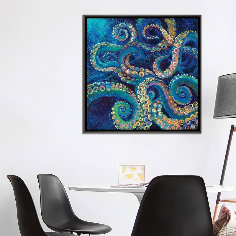 iCanvas "Tentacollage II" by Iris Scott Framed
