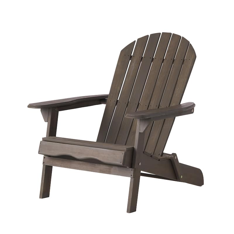 Hanlee Outdoor Rustic Acacia Wood Folding Adirondack Chair (Set of 2) by Christopher Knight Home