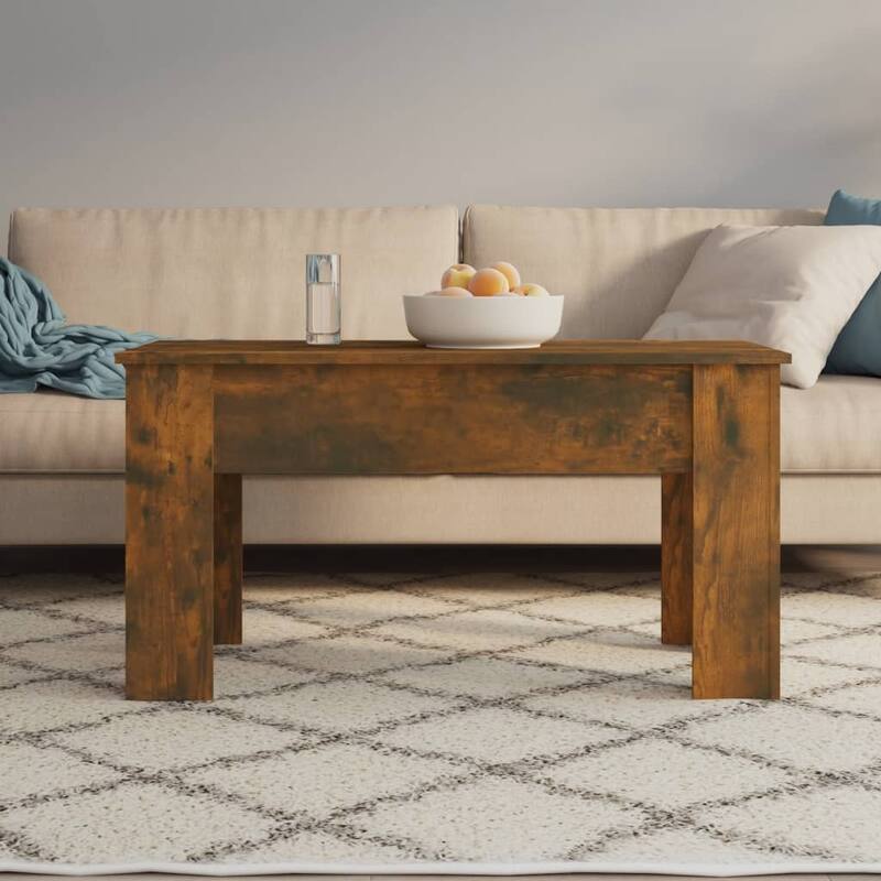 vidaXL Coffee Table Lift Top End Table Accent Side Sofa Table Engineered Wood - 39.8" x 19.3" x 20.5"