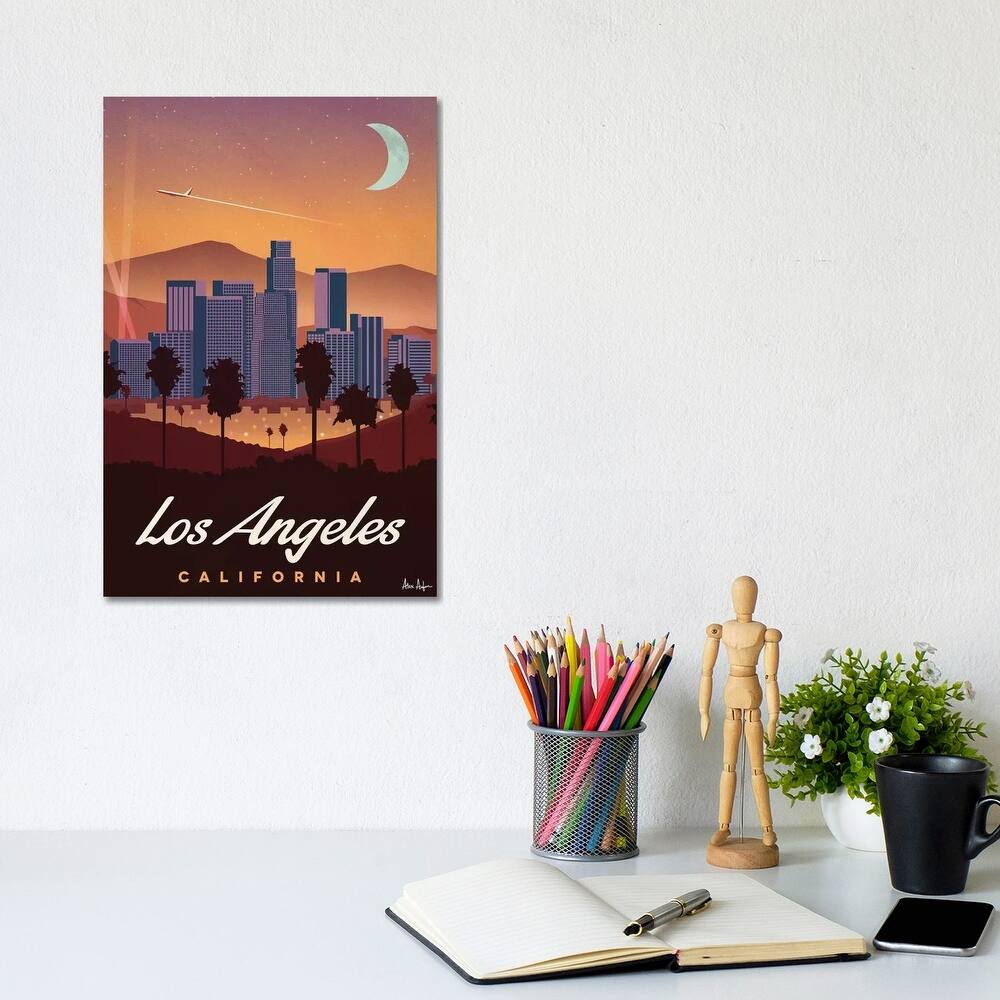 iCanvas "Los Angeles" by IdeaStorm Studios Canvas Print