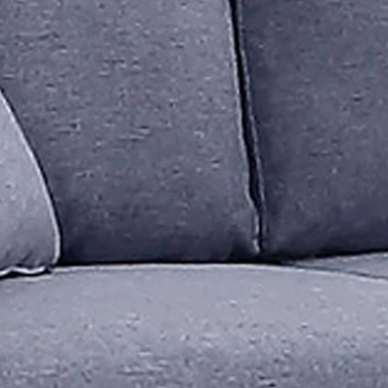 Mico 75 Inch Sofa, Loveseat and Chair Set with Throw Pillows, Dark Gray