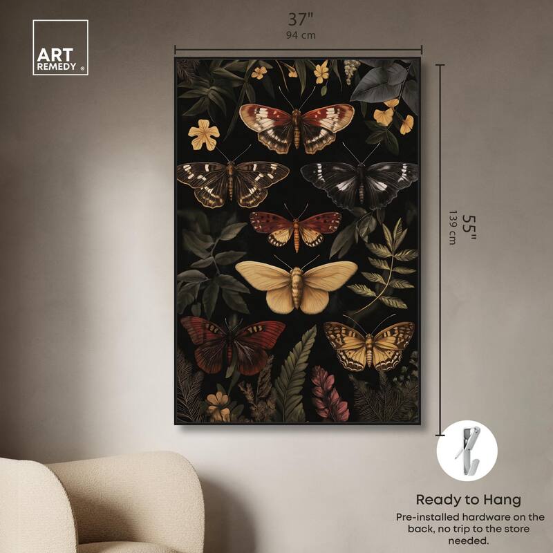 Winged Visitors III Canvas by Art Remedy