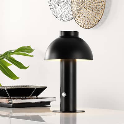 SAFAVIEH Lighting Niara Rechargeable LED Table - 7"W x 7"D x 12"H