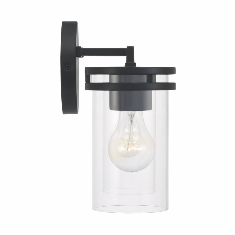Fuller 2-light Bath/ Vanity Fixture w/ Clear Glass