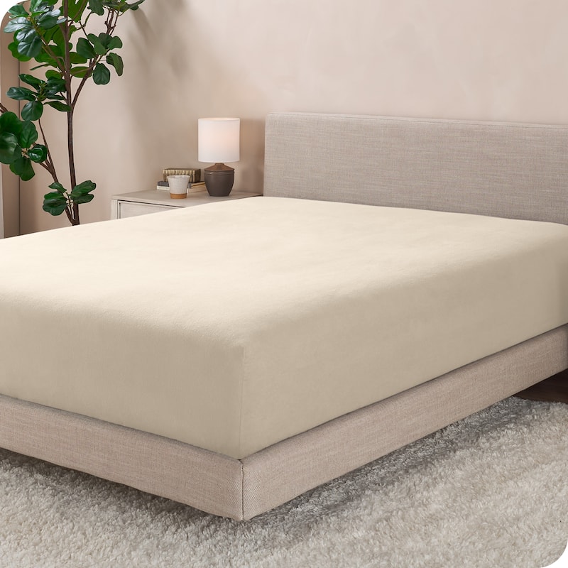 Bare Home Polar Fleece Fitted Bottom Sheet