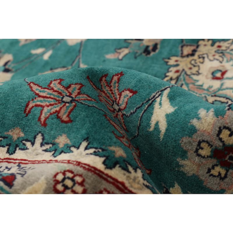 ECARPETGALLERY Hand-knotted Pako Persian 18 Of 20 Teal Wool Rug - 9'1 x 12'4