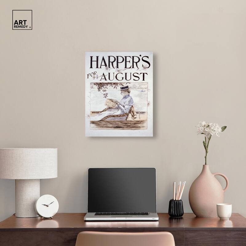 Harpers Penfield August 1892 Canvas by Art Remedy, Gallery Wrapped