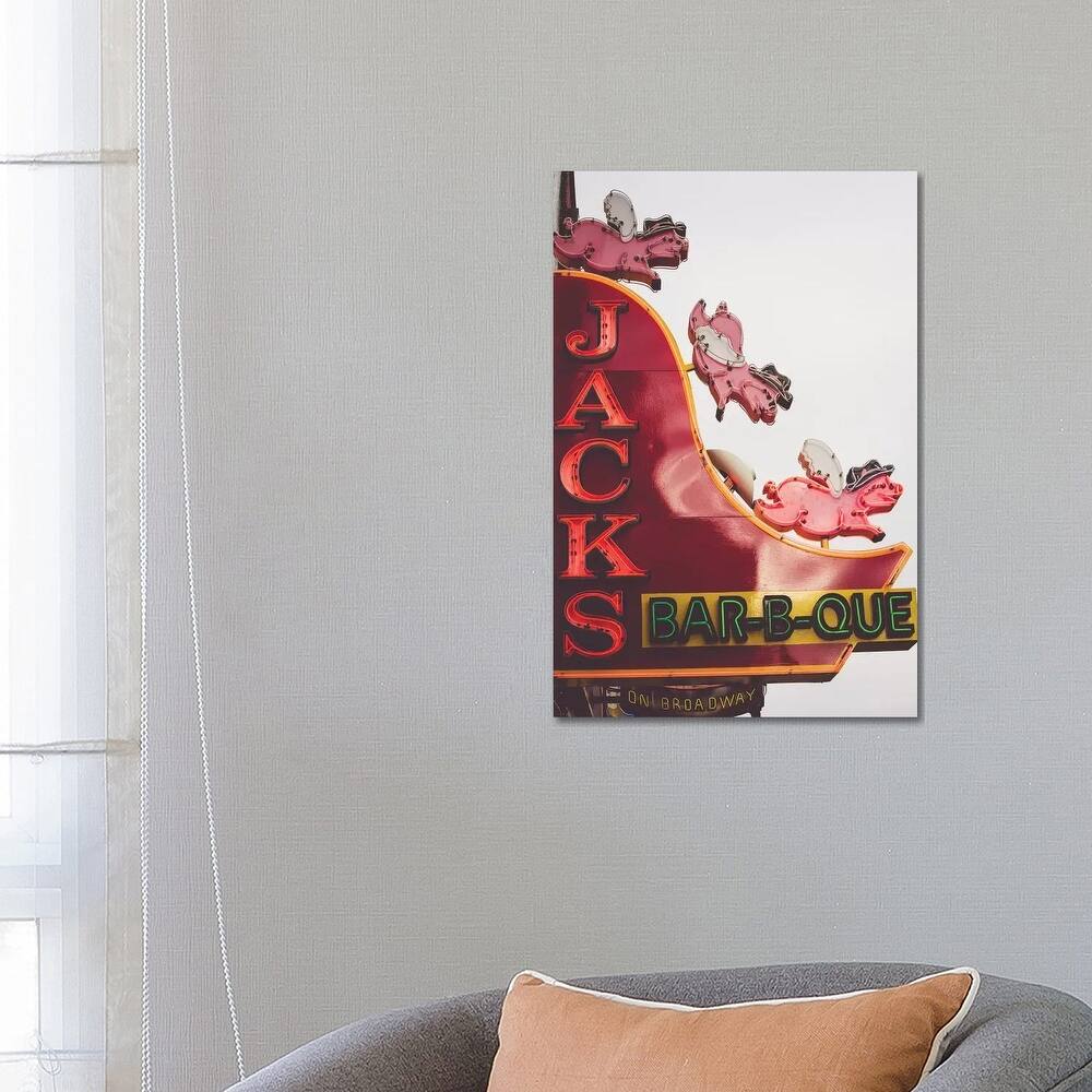 iCanvas "Nashville Neon I" by Ann Hudec Canvas Print