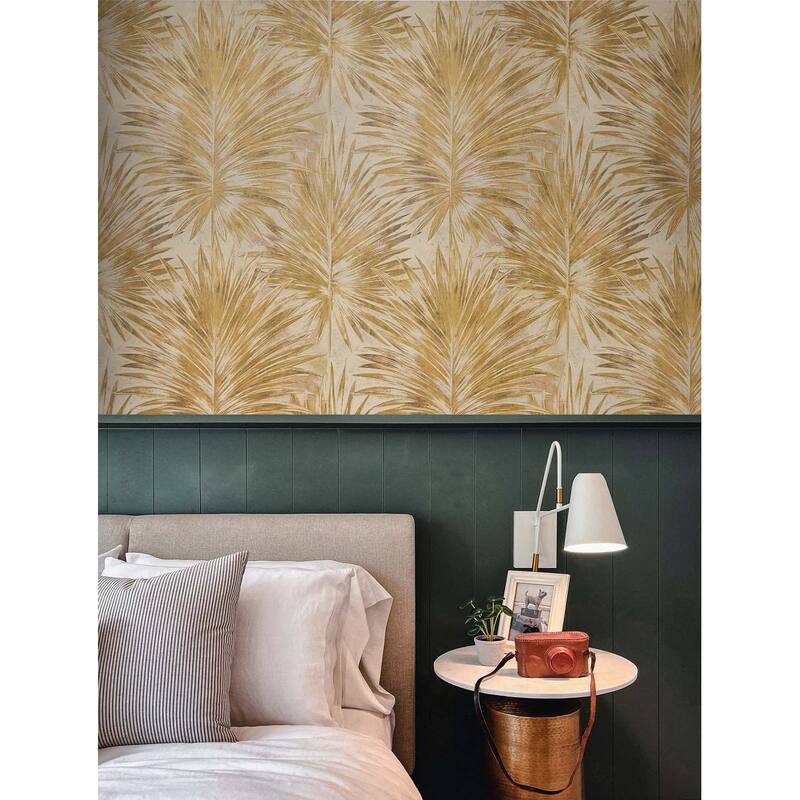 Seabrook Designs Cyril Palm Unpasted Wallpaper