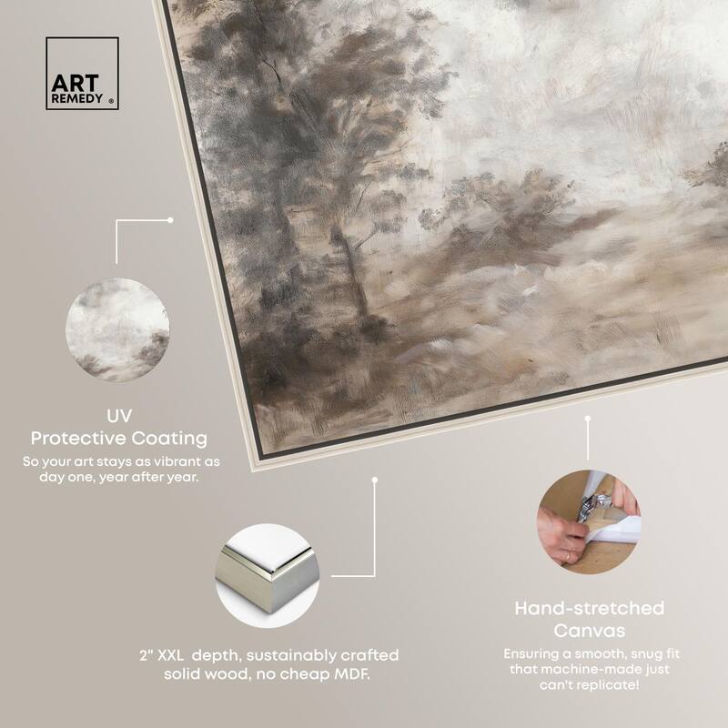 Veiled in Fog Canvas by Art Remedy