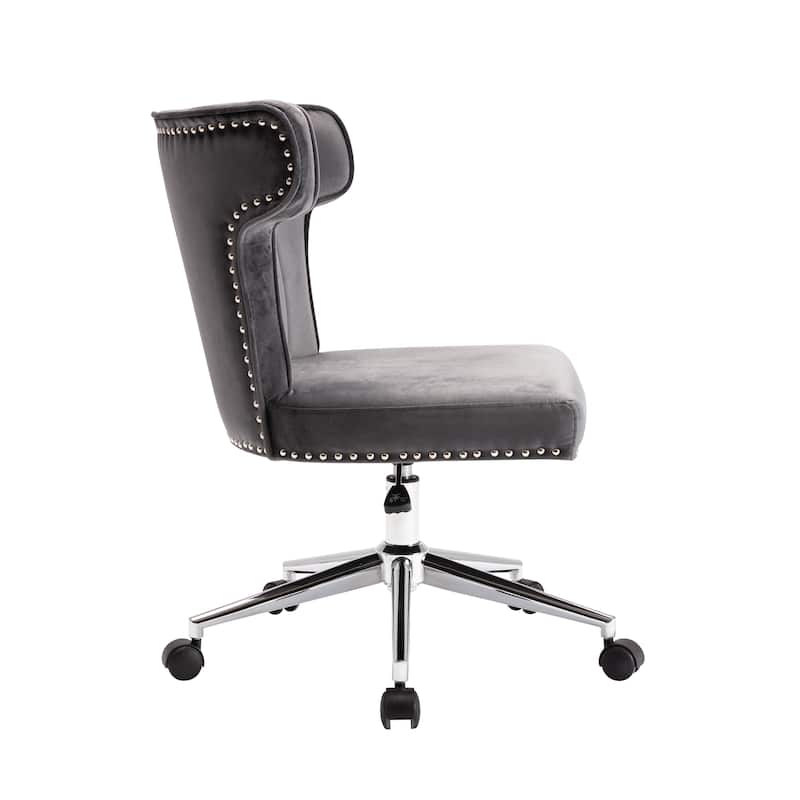 Porthos Home Cole Ergonomic Office Chair, Casters and Footers Both Included