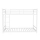 preview thumbnail 10 of 22, Sturdy Metal Twin over Twin Bunk Bed Kids Bed with Safety Guardrail