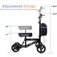 preview thumbnail 7 of 5, Black Economy Foldable Knee Scooter, for Foot Injuries Adult Best Crutches Alternative