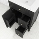 preview thumbnail 30 of 37, 24-Inch Bathroom Vanity with Ceramic Sink - 24" x 18" x 34"