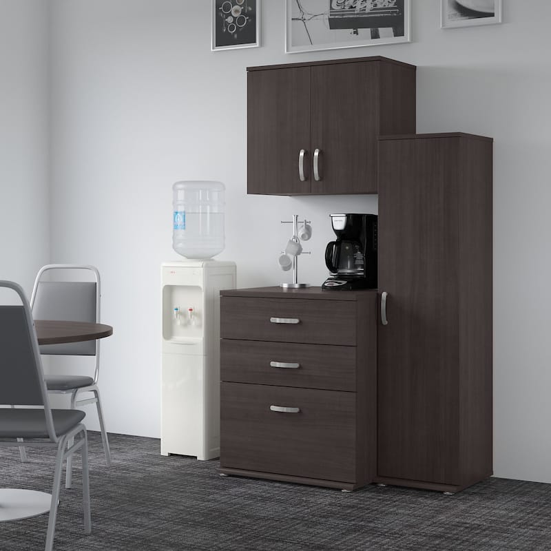 Universal 44W 3 Piece Modular Storage Set by Bush Business Furniture - Storm Gray