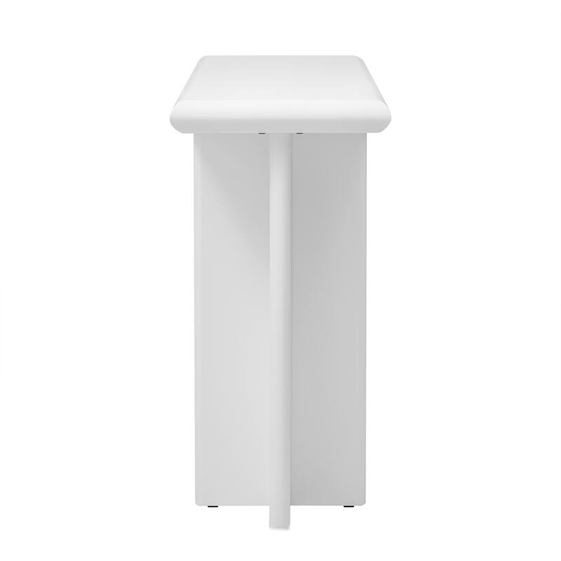 59 Inch Entryway Console Table with L-Shaped Legs （3 Colors）