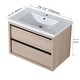 preview thumbnail 11 of 24, Beingnext 24"/30"/36" Bathroom Vanity with Sink, Floating Bathroom Vanity with Soft Close Drawer