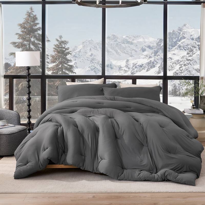 Look At This Thicky® - Coma Inducer® Oversized Comforter - Standard Thicky - Alaskan King - Beluga Baby Gray
