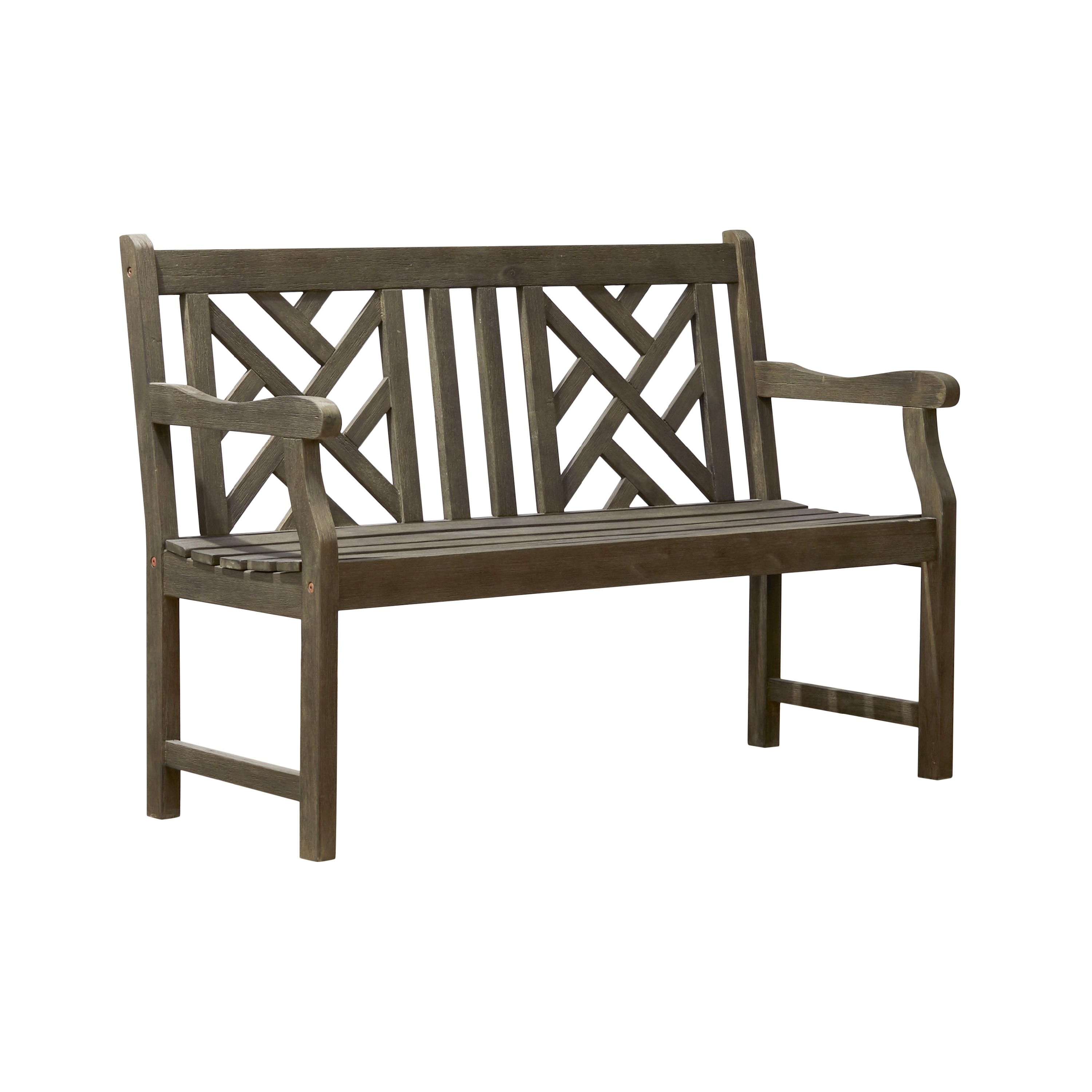 Vintage wooden garden bench deals