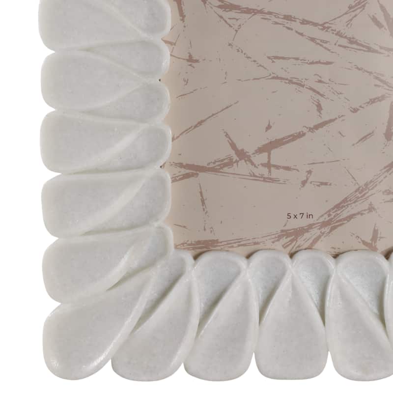Resin Photo Frame Sculpted Dimensional Design and Textured Contours