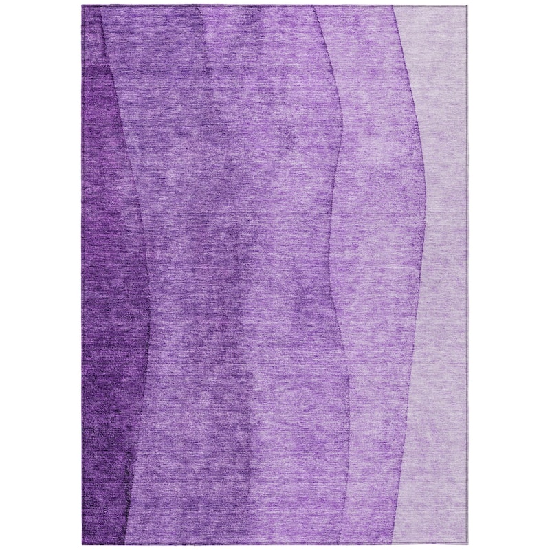 HomeRoots Ombre Transitional Rectangle Outdoor Rug