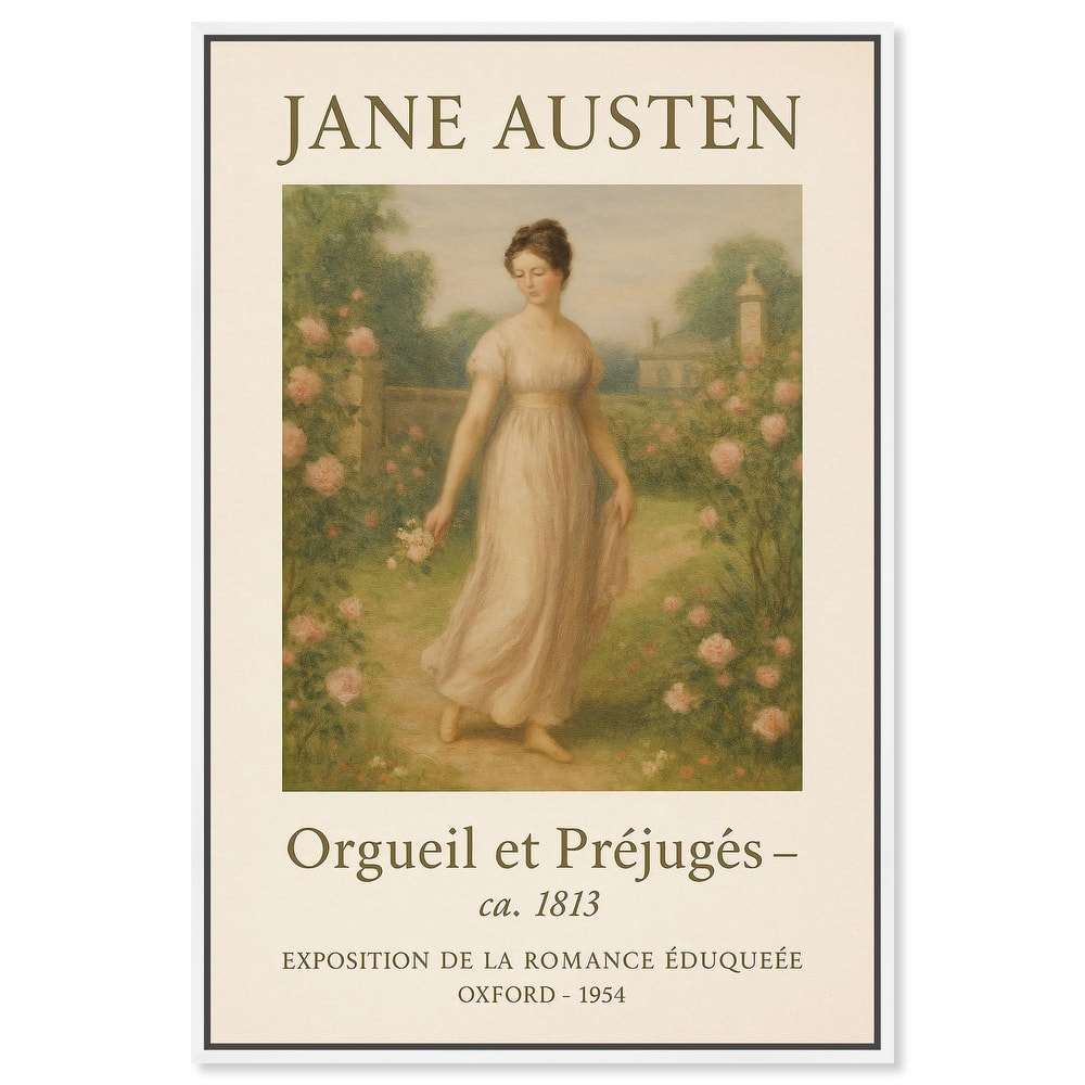 Lady in Austen's World Canvas by Art Remedy