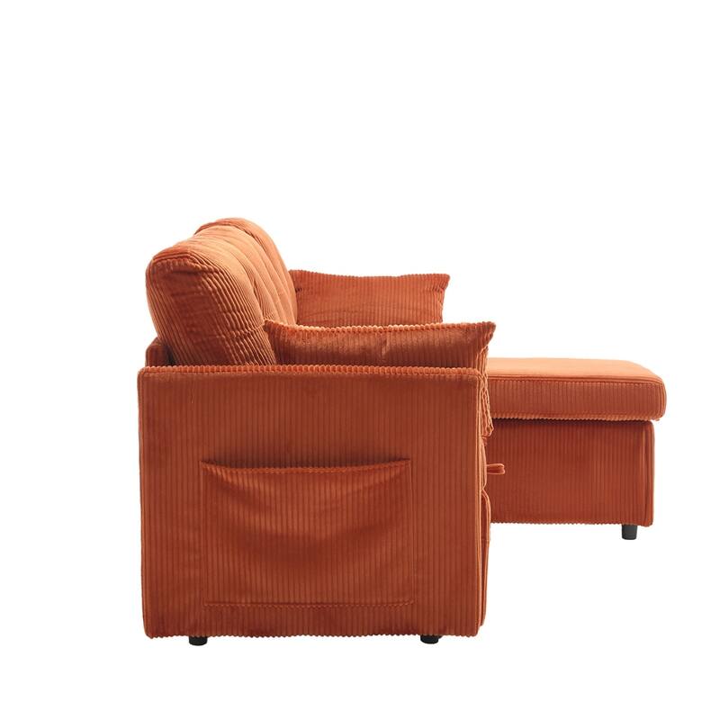 Modular Sectional Sofa L Shaped Modular Couch with Reversible Chaise