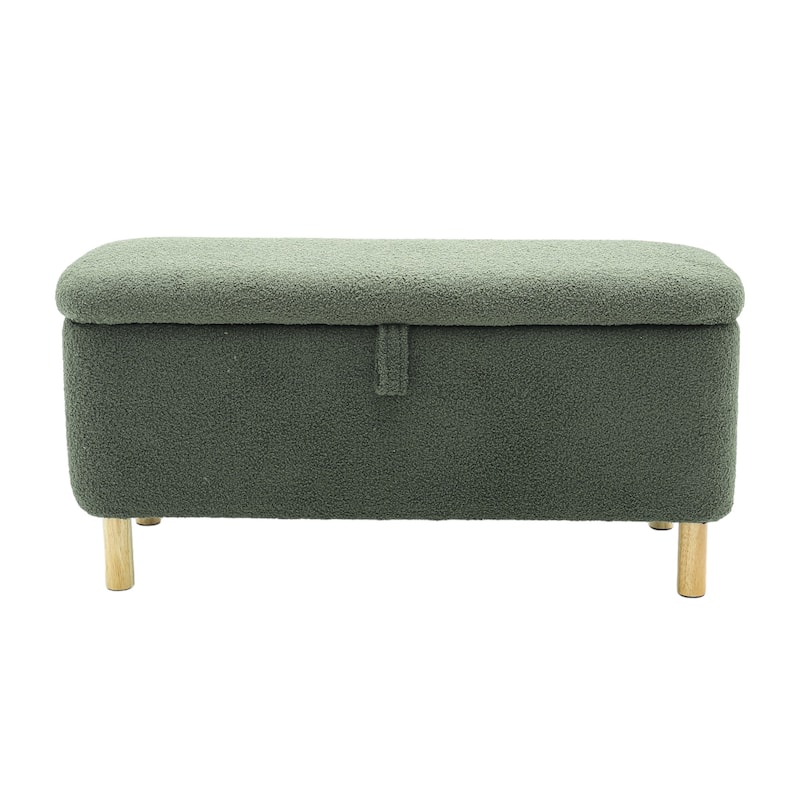 39'' L Upholstered Storage Ottoman Bench