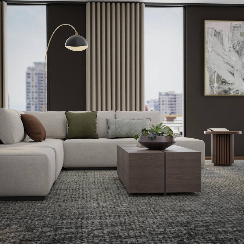 Alora Decor Theo Modern Abstract Solid Area Rug
