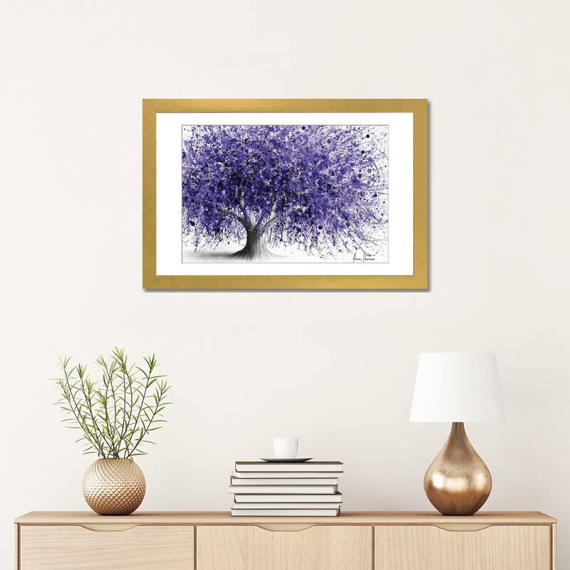 iCanvas "Very Peri Tree" by Ashvin Harrison