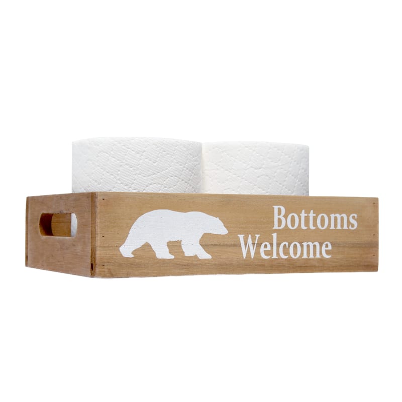 Elegant Designs Three Piece Decorative Wood Bathroom Set