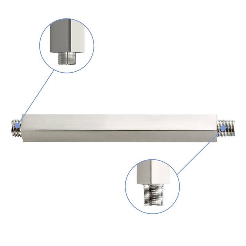 Topcraft 8" Ceiling Mount Shower Arm with Flange