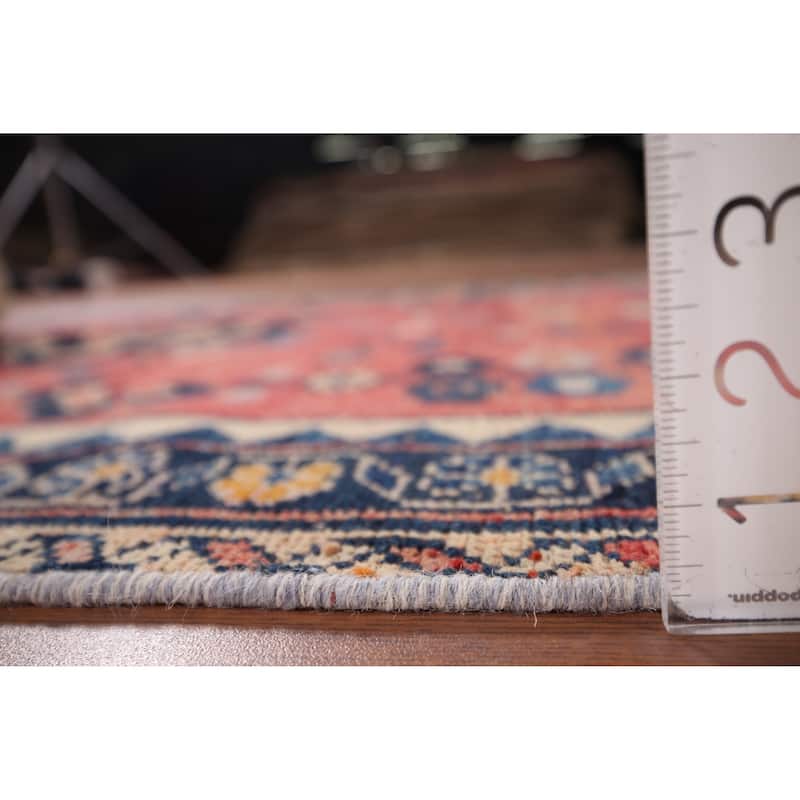 Hamedan Foyer Rug Hand-Knotted Wool Carpet - 4'1" x 6'1"