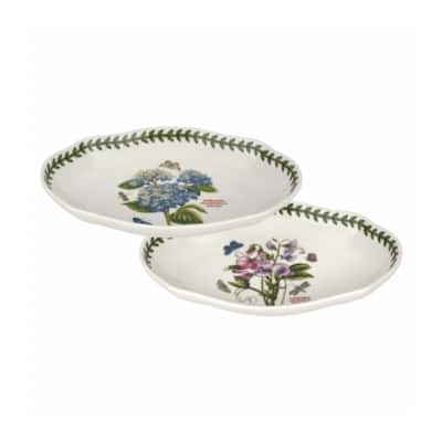 Botanic Garden Set of 2 Pickle Dishes - 8.5 in