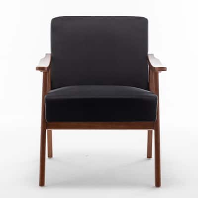Cedrice 26.37" Wide velvet Accent Chair
