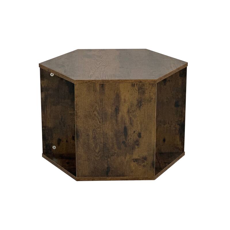 Toy Storage Cabinet Hexagonal Coffee Table Side Table End Table