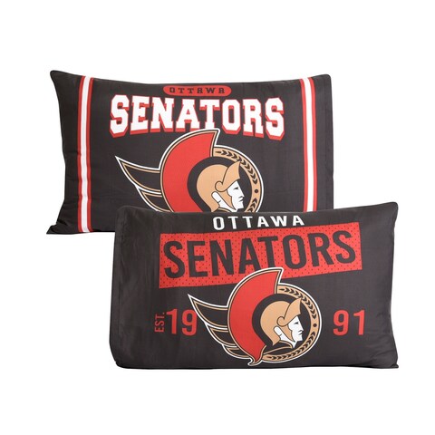 NHL Ottawa Sentators Set of 2 Pillowcases (20"x30") by Nemcor