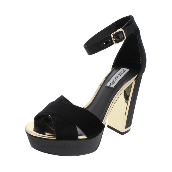 steve madden stacked heel platform sandals