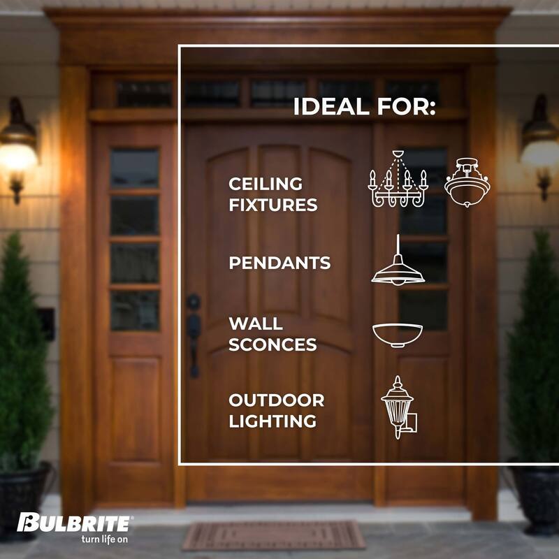 Bulbrite Pack of (5) 120V Dimmable T4 Halogen Mini Light Bulbs with Mini-Candelabra (E11) Base, 2900K Soft White Light