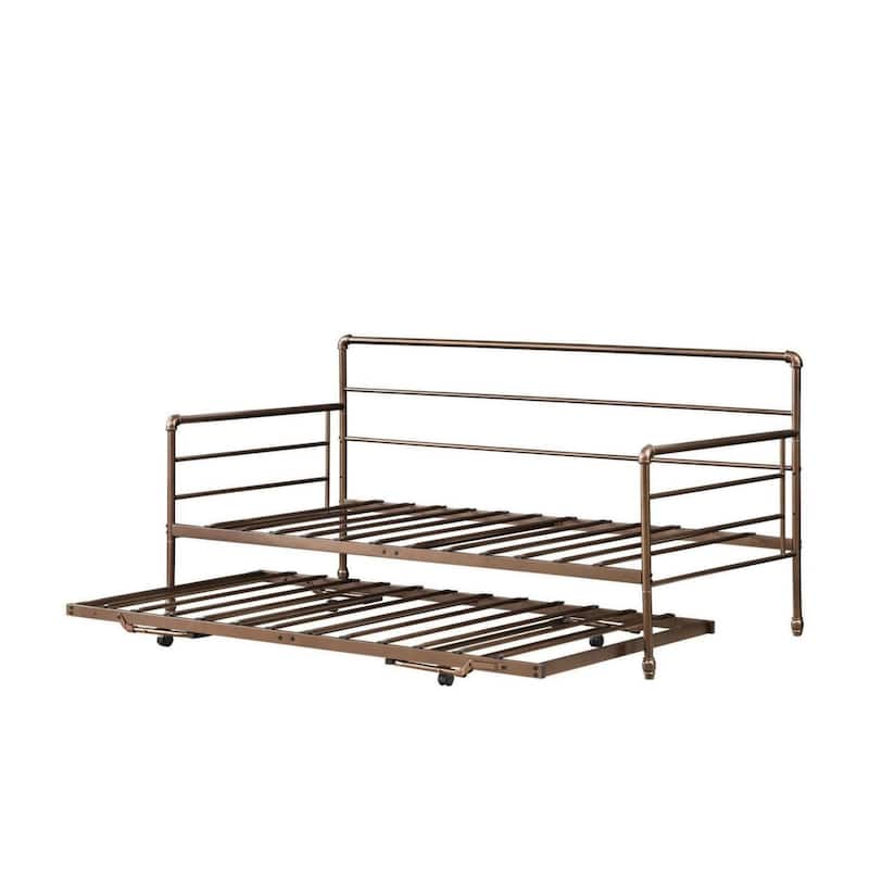Twin Daybed with Trundle,Day Bed with Trundle Bed Twin,Pop Up Trundle Bed
