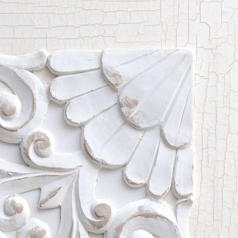 Madison Park Mandala Triptych 3piece Dimensional Resin Canvas Wall Art