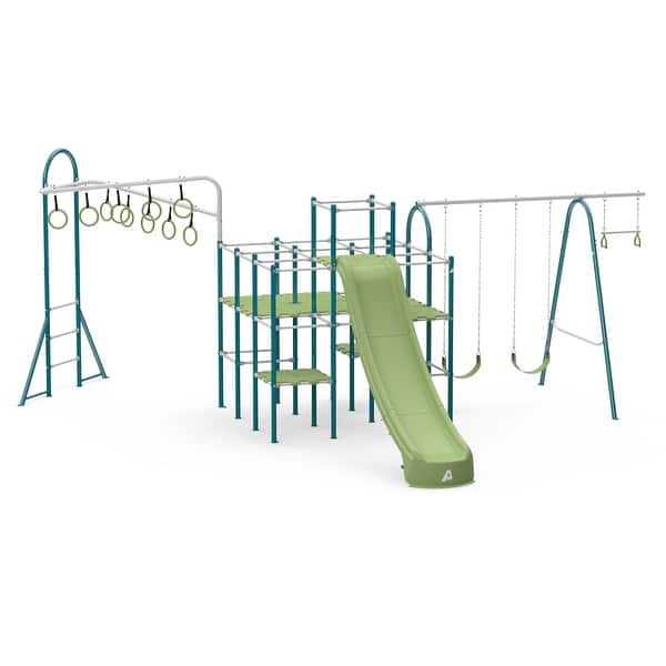 slide 2 of 5, ActivPlay Base Camp Playground + Jungle Line