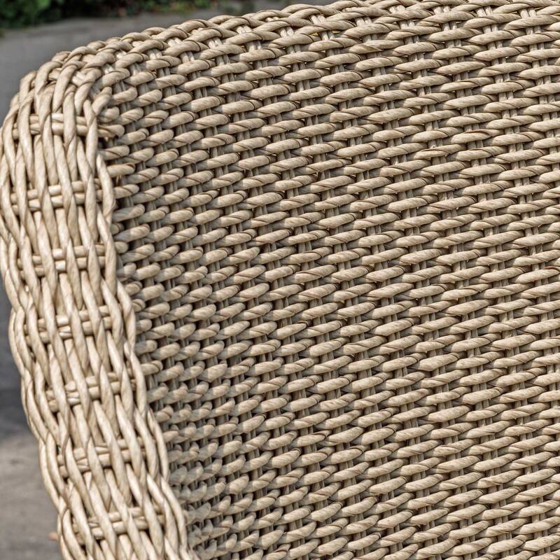 Uttermost Paloma Outdoor Wicker Bar Stool - 24.40" W x 21.20" H x 44.70" D