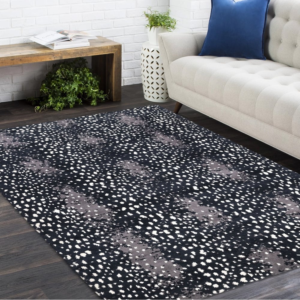 Overton Handmade Modern Contemporary Animal Print Area Rug