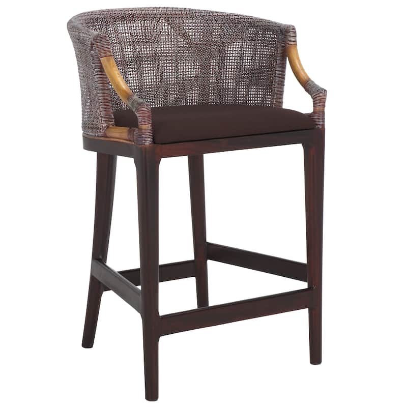 SAFAVIEH Home Brando Counter Stool - 22"W x 21"D x 35"H
