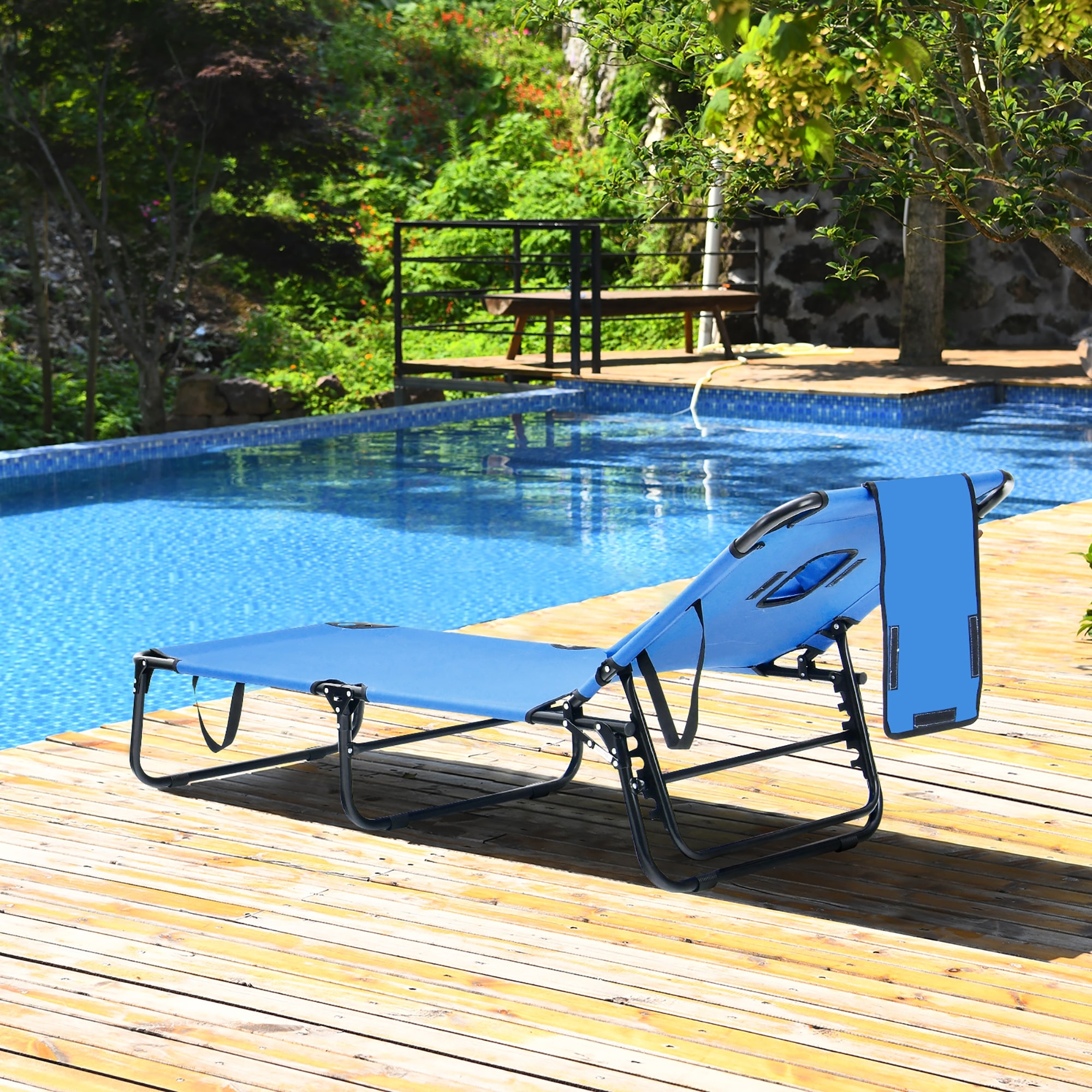 3 position hotsell reclining beach chair